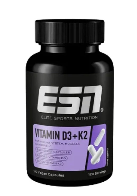 ESN Vitamin D3 + K2 120 Kapsel